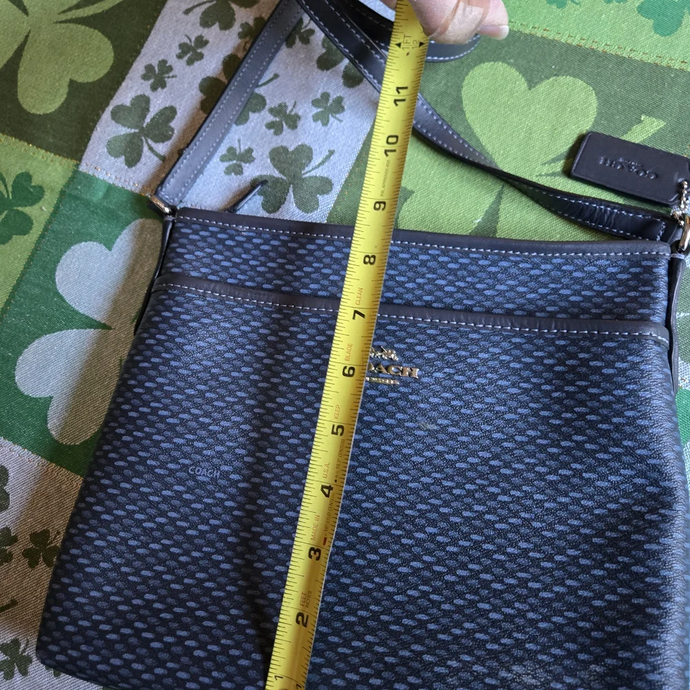 COACH Blue Signature Crossbody Bag - Picture 5 of 8